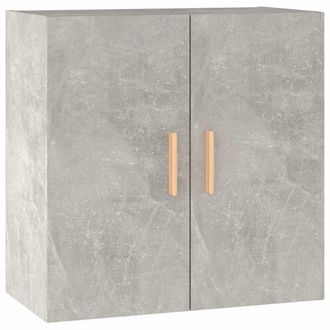 vidaXL Vidaxl - Armario De Pared Madera Contrachapada Gris Hormig&oacute;n 60x30x60 Cm
