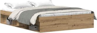 vidaXL Vidaxl - Bed Frame without Mattress Artisan Oak 150x200 cm Engineered Wood