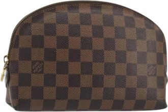 Louis Vuitton Pre-owned Bags, female, Brown, Size: ONE SIZE Pre-owned Damier Ebene Pouch