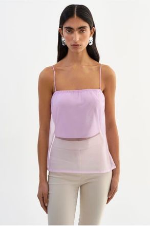 LaMarque Delphine | Sheer Top in Lilac at Nordstrom, Size X-Small