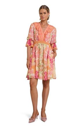 Hale Bob Tara Chiffon Dress in Pink at Nordstrom, Size X-Small
