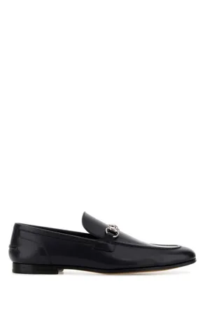 Gucci Black Slip On Loafers