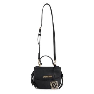 Love Moschino Bolso Cruzado con Solapa - Bags - Mujer - Negro - ONE SIZE