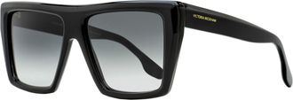 Victoria Beckham Womens Oversized Square Sunglasses VB686S 001 Black 56mm