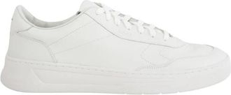 HUGO BOSS Baltimore Tenn Sneaker - Heren - Sneakers - Wit - 45 EU - Leer - Schoenen