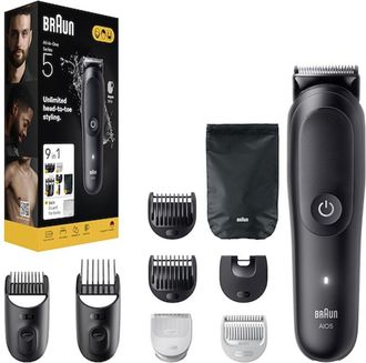 Braun AIO5540 tagliacapelli Nero 14 Ioni di Litio