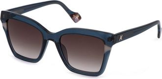 Yalea SYA240V BETTISIA 06SB Womens Sunglasses Blue Size 53