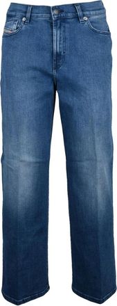 Diesel 2000 Widee Jeans - Dames - Regular Fit Jeans - Blauw - W30 - Katoen - Jeans