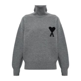 Ami Mujer, Jerseys, Gris, Talla: S