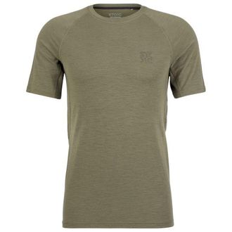 Stoic MerinoMesh150 SadjemSt. S/S Merinoshirt f&uuml;r Herren | oliv