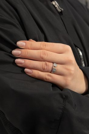 Zadig&Voltaire Brass Ring, Womens, Silver