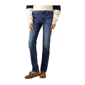 Tommy Hilfiger Dames, Jeans, Blauw, Maat: W26 L32 Katoen