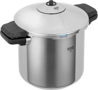 Kuhn Rikon Duromatic INOX Dual handle Stovetop Pressure Cooker, 7.4-Quart in Silver at Nordstrom
