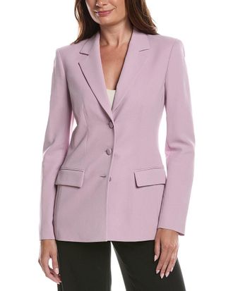 Lafayette 148 New York Single Breasted Three-Button Jacket