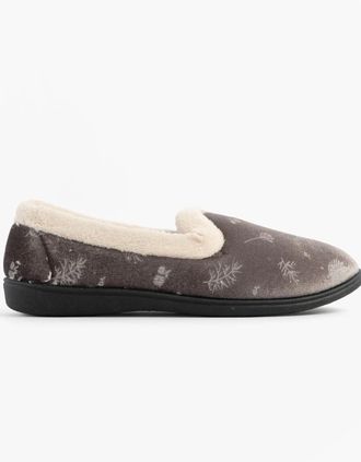 Jojoe Womens Jo & Joe ANNIE Womens Full Slippers Grey - Size: 3