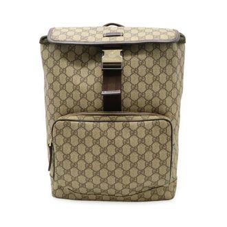Gucci Pre-owned Backpacks, female, Beige, Size: ONE SIZE Pre-owned Patterned Backpack