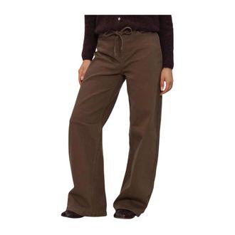 Modstr&ouml;m IsoldeMD Dye Broek - Dames - Broeken - Bruin - Maat: S Katoen