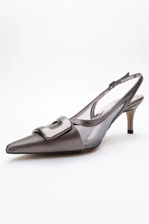 Prologue Foley Spitse Neus Slingback Stiletto Pump