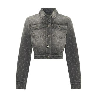 Marine Serre Denim Trucker Jacket