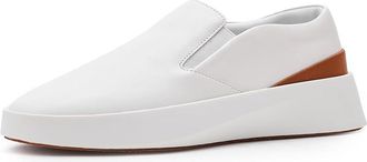 Wolf & Shepherd Cruise Slip-On Shoes White : Mens 7.5 - Womens 9.5 Medium, Leather