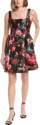 Julia Jordan Printed Mikado Sleeveless Dress