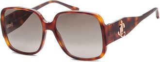 Jimmy Choo London Womens Taras 59Mm Sunglasses