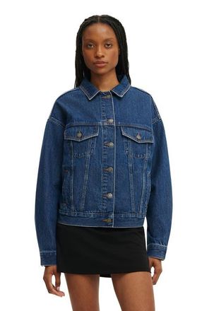 Cotton On Womens Original Denim Jacket in Gemini Blue at Nordstrom, Size Xx-Small