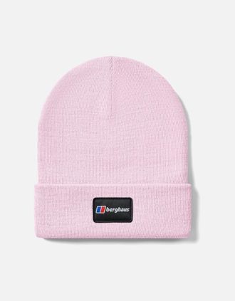 Berghaus Mens Berghaus Adults Logo Recognition Rolled Cuff Beanie Hat - Pink - Size: ONE size