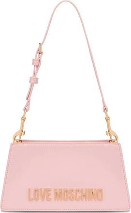 Love Moschino Borsa a spalla con logo - Rosa