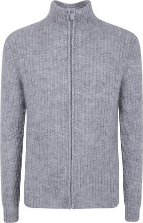 Aspesi Cardigans - Heren - Vesten - Grijs - M - Truien & Vesten