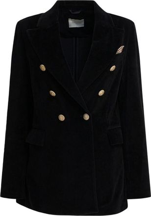 Circolo 1901 Black Double-breasted Blazers