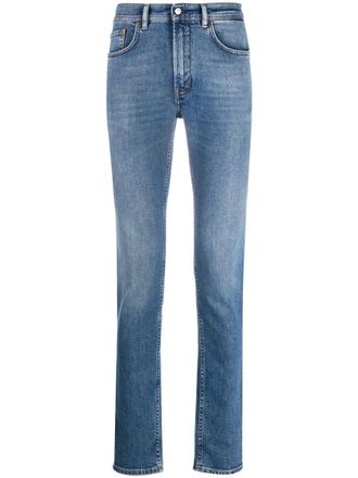 Acne Studios Blue Slim Mid Rise Jeans