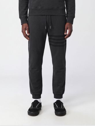 Thom Browne Pantaloni jogging slim fit in cotone con dettaglio 4-Bar