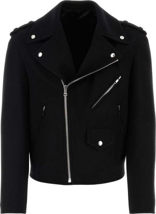 Balmain Black Felt Jacket