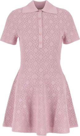 Givenchy Jurk met monogram-jacquard - Roze