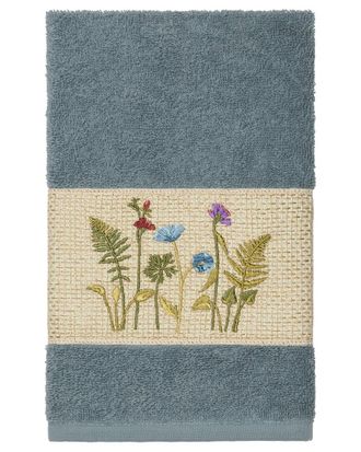 Linum Home Textiles Turkish Cotton Serenity Embellished Hand Towel