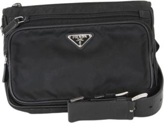 Prada Pre-owned Belt Bags, female, Black, Size: ONE SIZE Pre-owned Vintage Fanny Pack