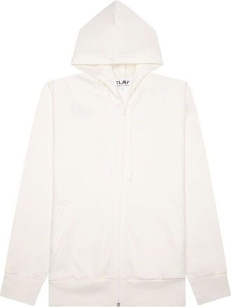 Comme Des Gar&ccedil;ons SS25 x Invader Full-Zip Hoodie Off White AZ-T334-051-3