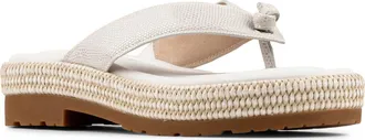 Donald J Pliner Samiya Platform Flip Flop in Porcelain at Nordstrom, Size 8.5