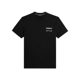 Freddy T-shirt in cotone con logo effetto gommato