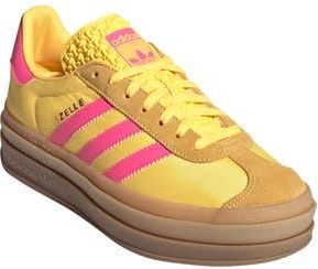 adidas Gazelle Bold Platform Sneaker in Spark/Lucid Pink/Spark at Nordstrom Rack, Size 5.5