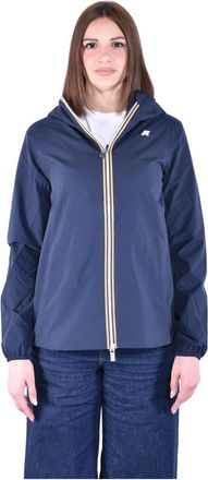 K-Way Marguerite Jacket - Dames - Zomerjassen - Blauw - XS - Katoen - Jassen