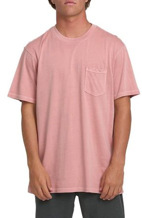 Billabong Essential Cotton Pocket T-Shirt in Ash Rose at Nordstrom, Size X-Large