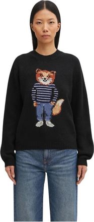 Maison Kitsun&eacute; Mujer, Jerseys, Negro, Talla: XS