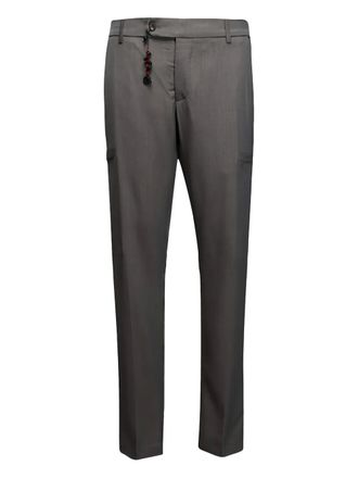 Marco Pescarolo button-fastening trousers - Grey