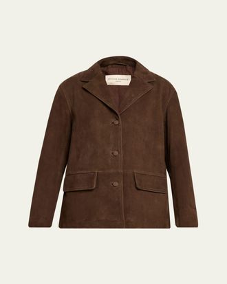 Officine G&eacute;n&eacute;rale Kataline Goat Suede Jacket