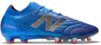 New Balance Unisex TEKELA ELITE LOW LACED FG V5 in Blu/Rossa/Grigio, Taglia 40.5