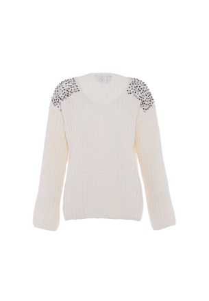 Faina Jumper Dames wolwit