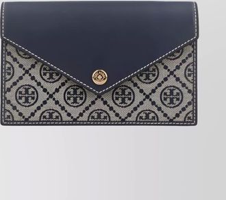 Tory Burch monogram chain wallet