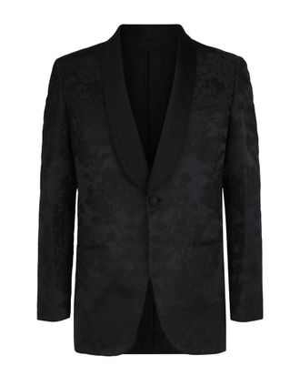 Brioni Floral Jacquard Silk-Blend Tuxedo Jacket